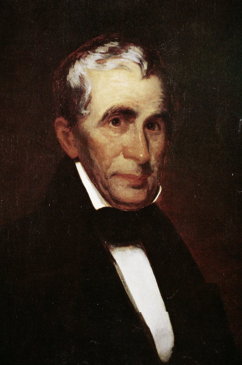 William Henry Harrison (1773-1841) (cor litho) de Eliphalet Frazer Andrews