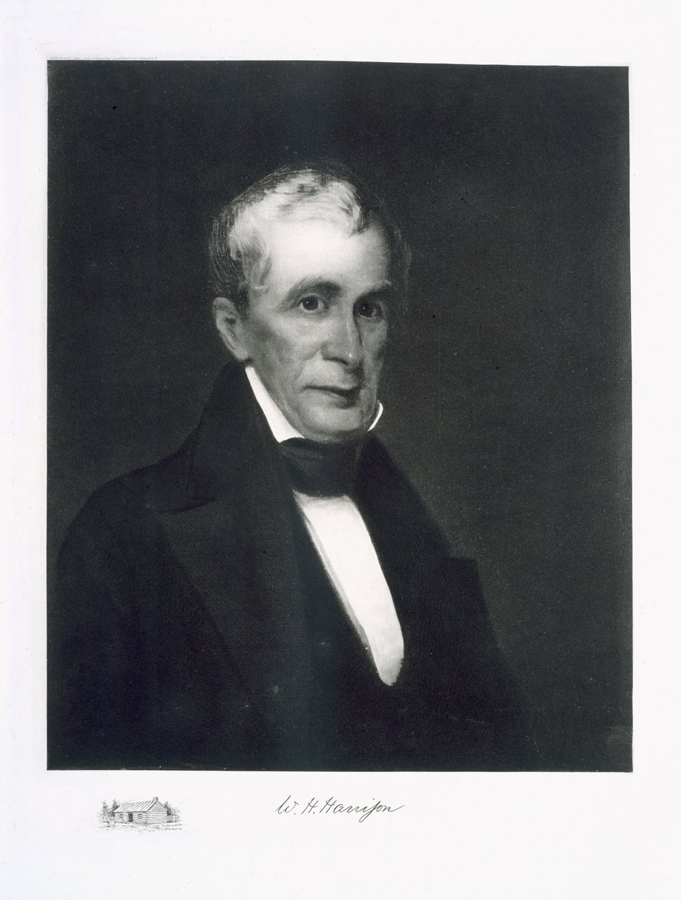 William Henry Harrison, 9º Presidente dos Estados Unidos da América, pub. 1901 (fotogravura) de Eliphalet Frazer Andrews