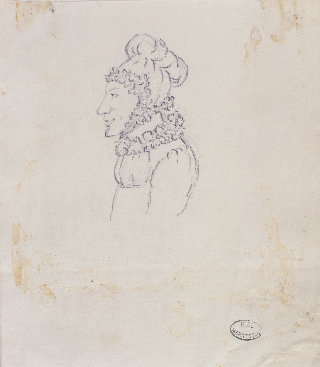 Desenho, de, um, mulher de Elisa Bonaparte