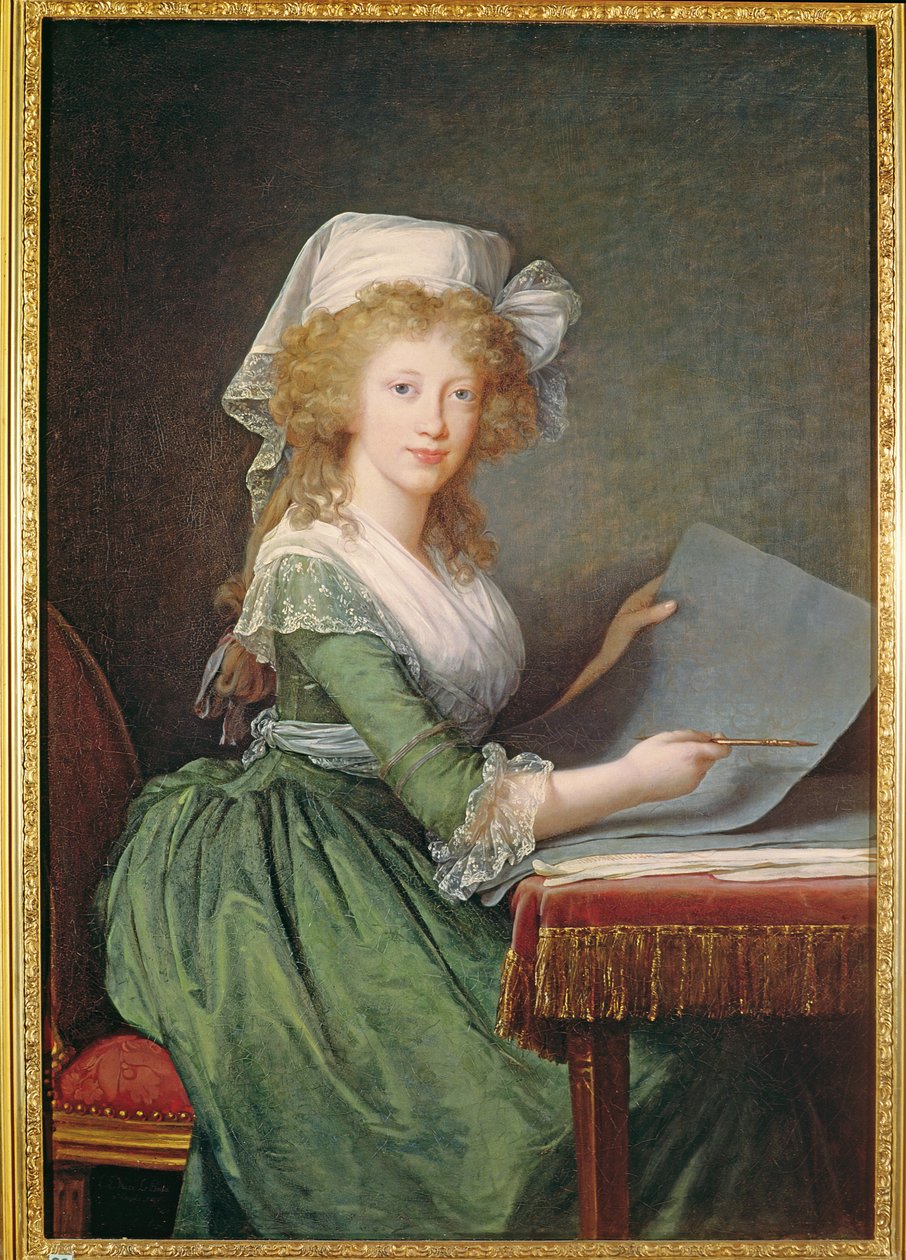 Marie-Louise da Bourbon-Sicília (1773-1802) 1790 de Elisabeth Louise Vigee Lebrun