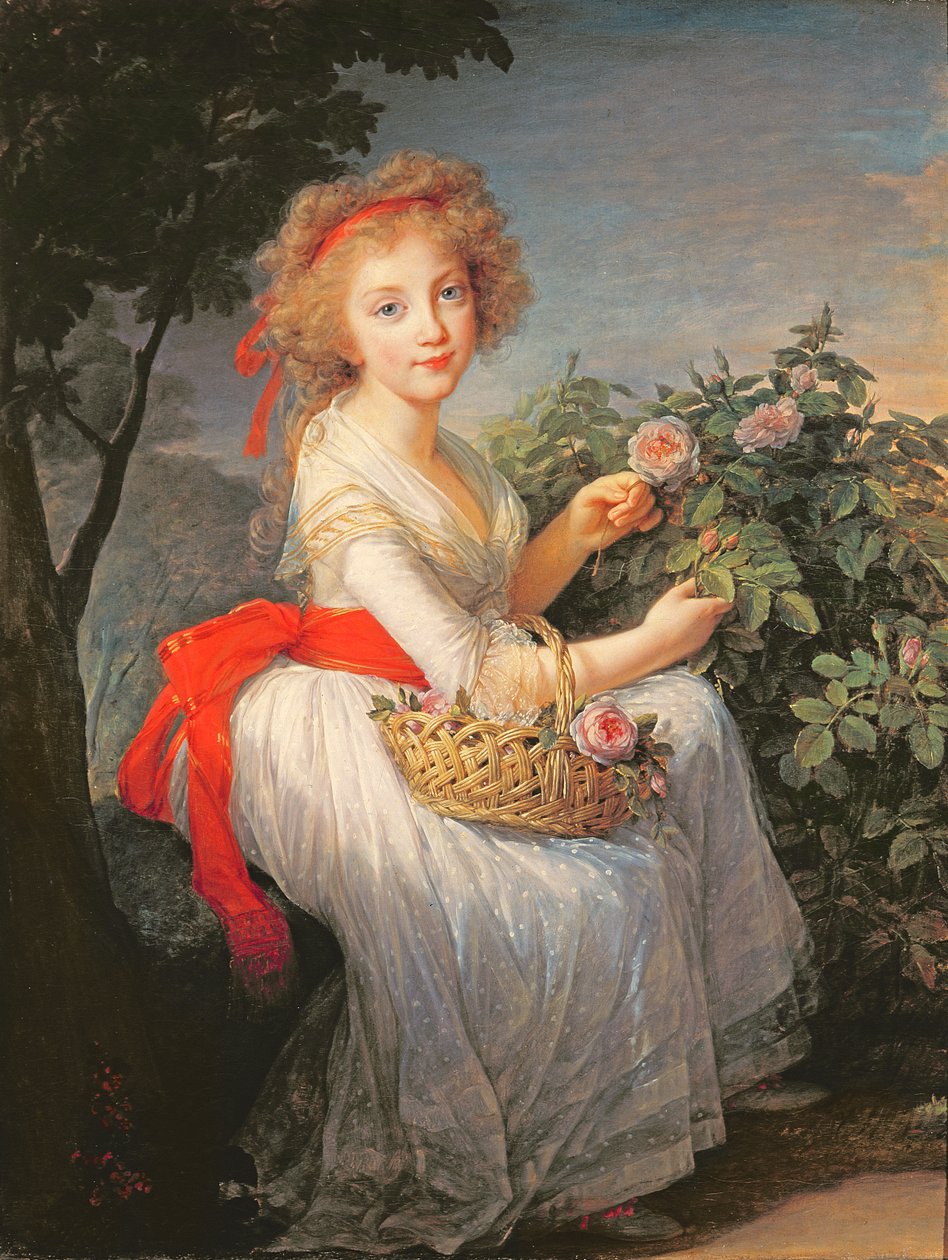 Retrato de Marie-Christine de Bourbon-Nápoles (1779-1849) de Elisabeth Louise Vigee Lebrun