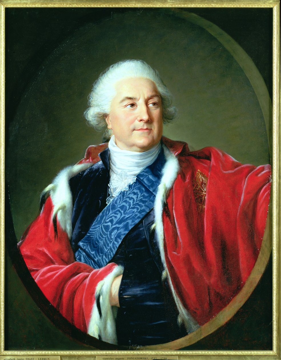 Retrato de Estanislau II Augusto (1732-98), 1797 de Elisabeth Louise Vigee Lebrun