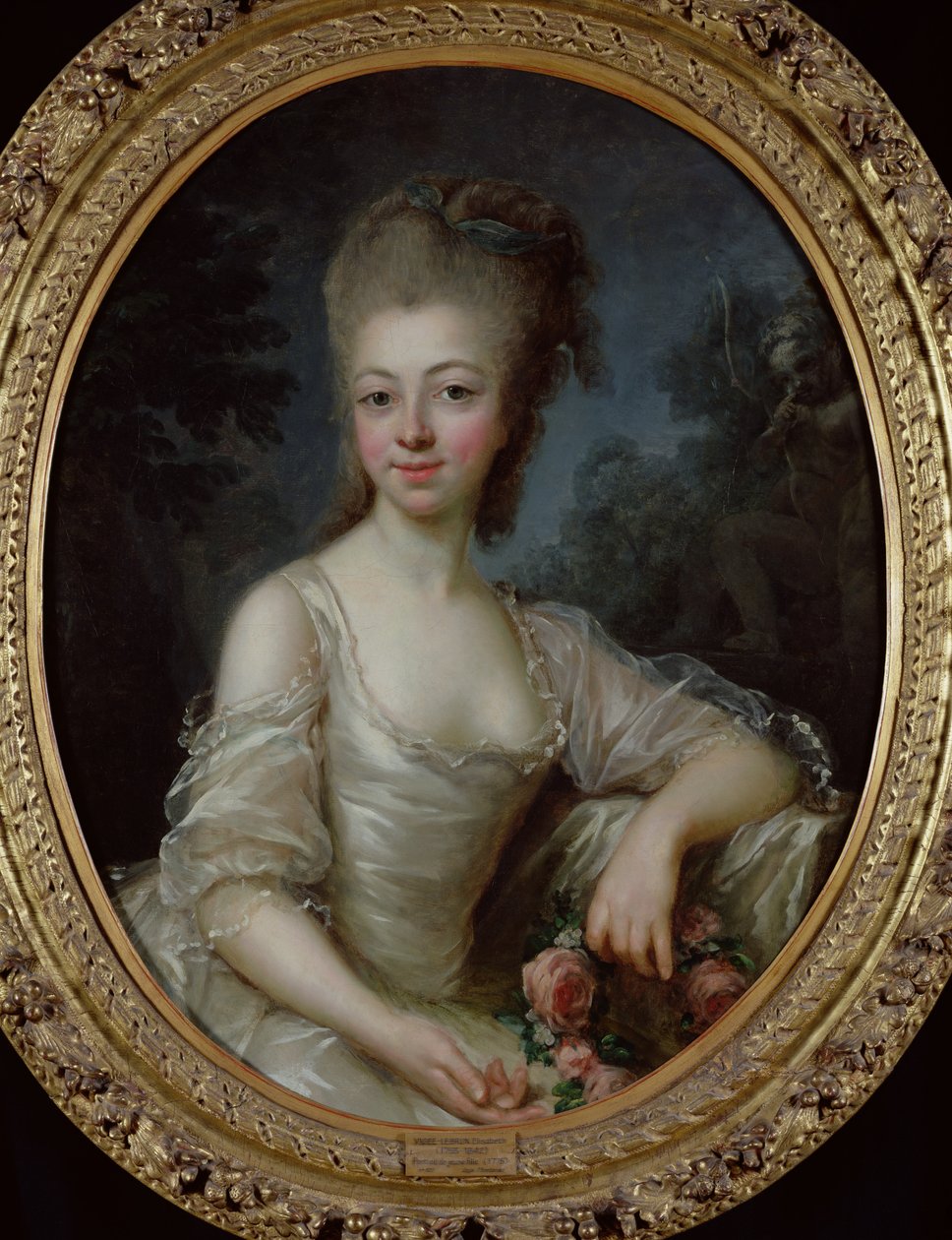 Retrato de uma jovem garota, 1775 de Elisabeth Louise Vigee Lebrun