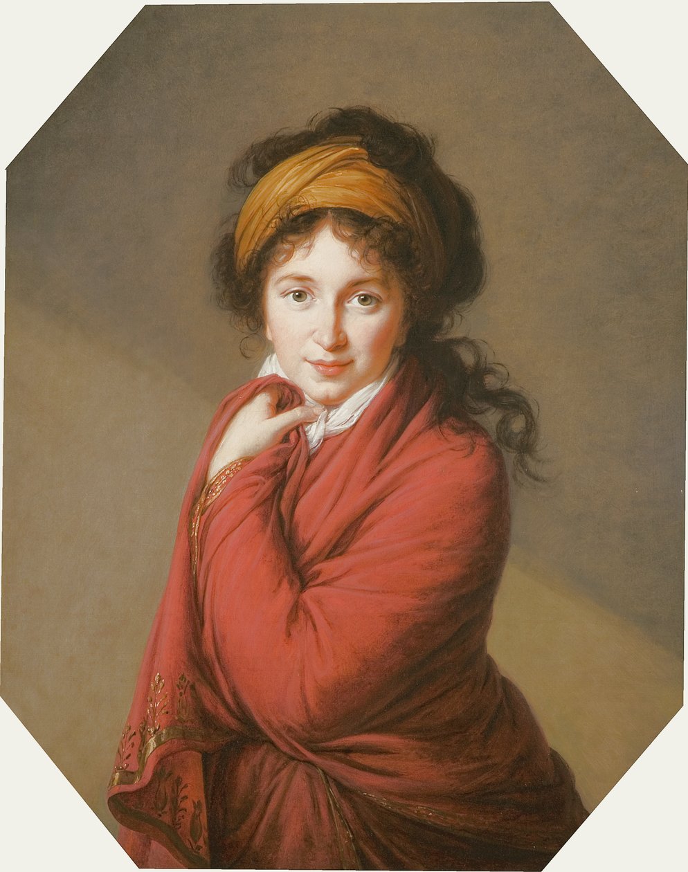 Retrato da Condessa Nikolai Nikolaevich Golovin, 1797-1800 de Elisabeth Louise Vigee Lebrun