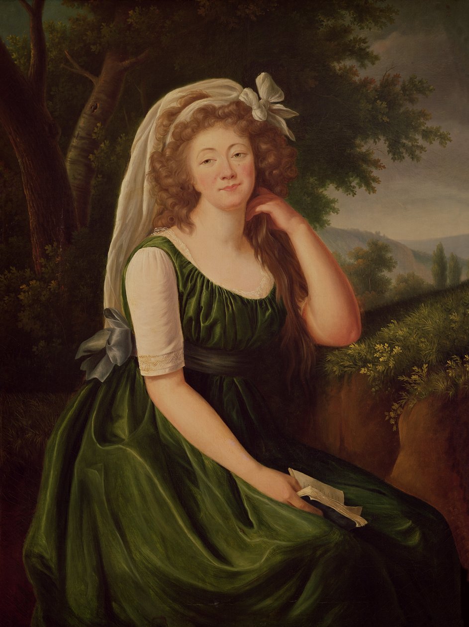 Retrato da Condessa do Barry (1743-93) 1789 de Elisabeth Louise Vigee Lebrun