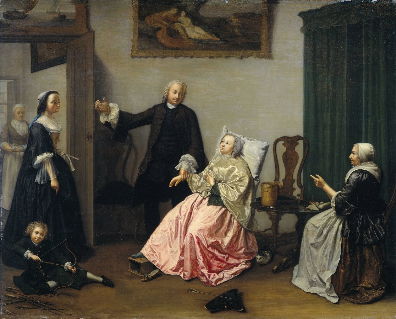 Visita do médico de Elisabeth Geertruida Wassenbergh