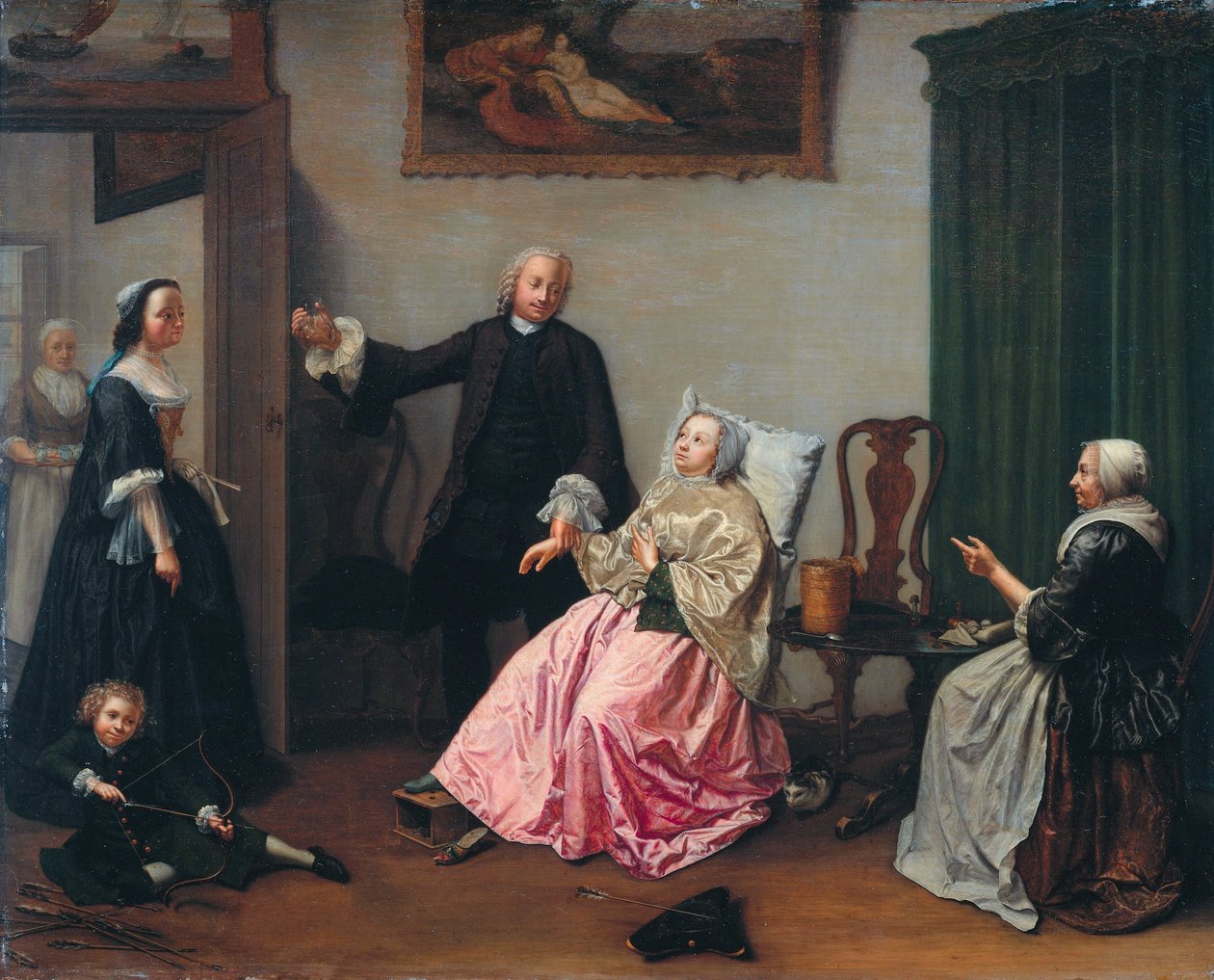 Visita do médico de Elisabeth Geertruida Wassenbergh