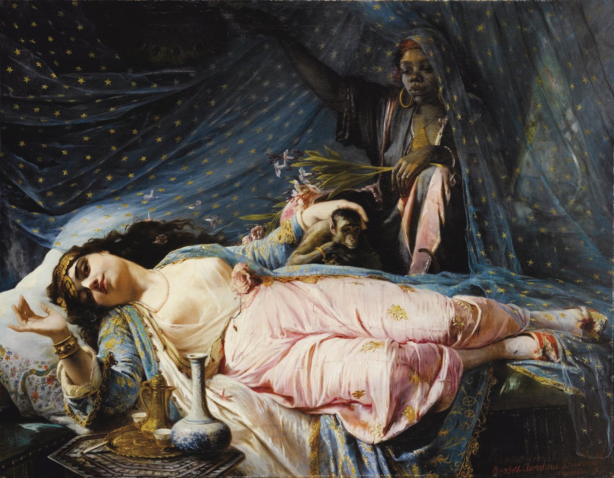 Princesa Zainab Nazli Khanum, 1875 de Elisabeth Jerichau Baumann