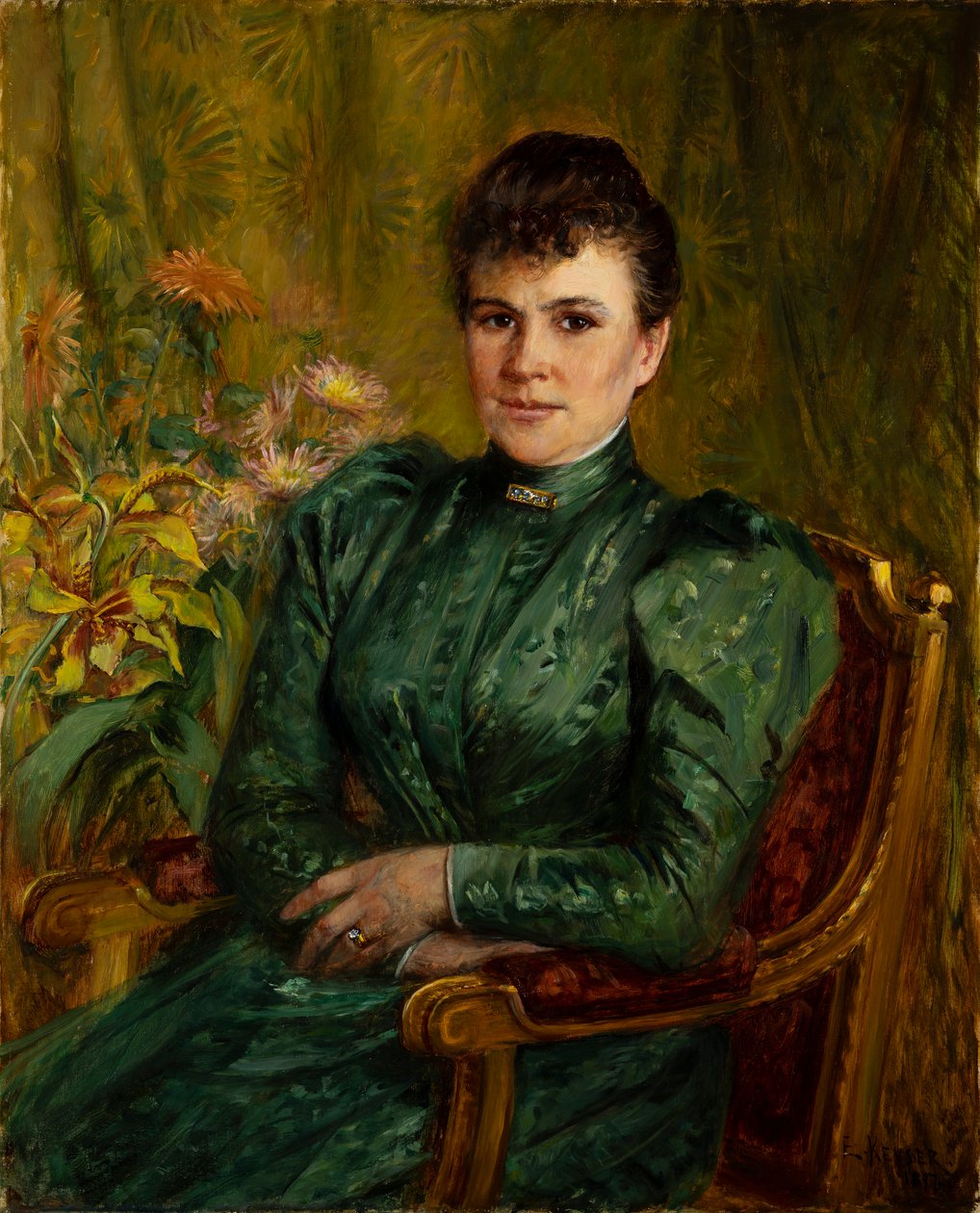 Anna Kjöllerfeldt, nee Sinebrychoff (1854-1943) de Elisabeth Keyser