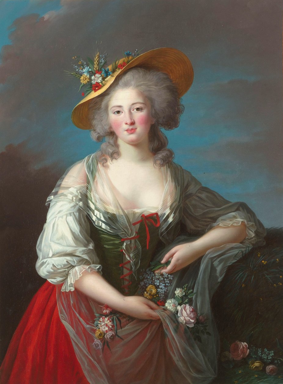Francês: Elisabeth-Philippe-Marie-Hélène de France, dite Madame Elisabeth Elisabeth-Philippe-Marie-Hélène de France, dite Madame Elisabeth de Élisabeth Louise Vigée Le Brun
