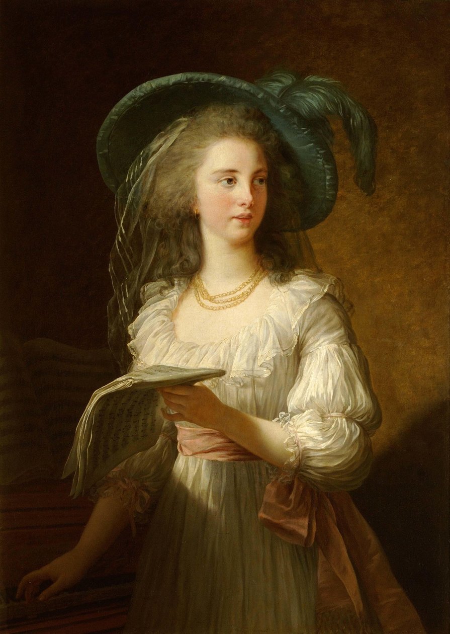 Martine-Gabrielle-Yoland de Polastron (1745-1793), duquesa de Polignac de Élisabeth Louise Vigée Le Brun