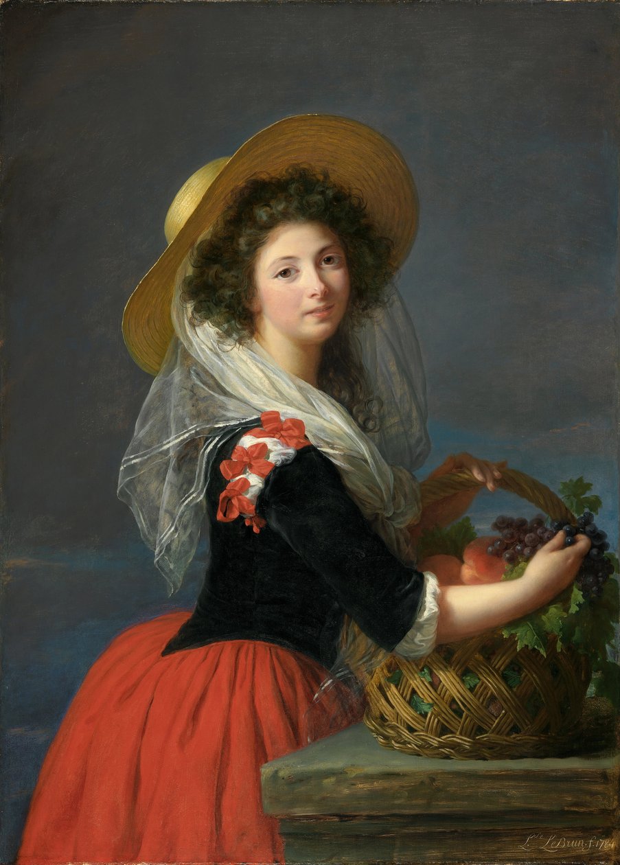 Retrato de Marie Gabrielle de Gramont, Condessa de Caderousse de Élisabeth Louise Vigée Le Brun