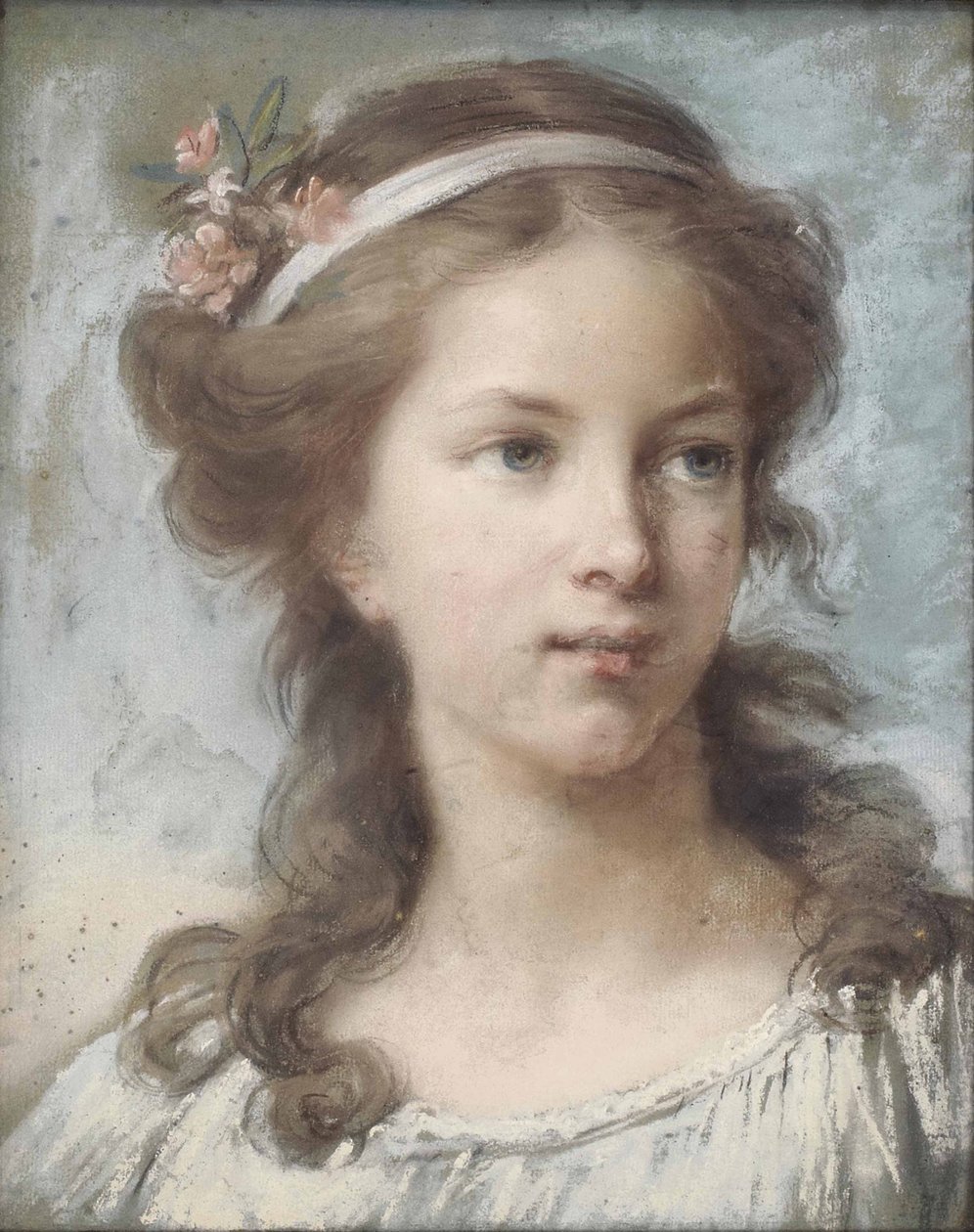 Retrato de uma jovem rapariga de Élisabeth Louise Vigée Le Brun