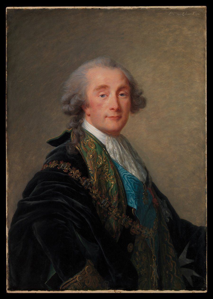 Alexandre Charles Emmanuel de Crussol-Florensac (1743–1815) de Elisabeth Louise Vigee Lebrun