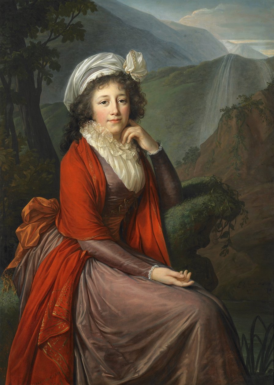 Retrato da Condessa Maria Theresia Bucquoi de Elisabeth Louise Vigee-Lebrun