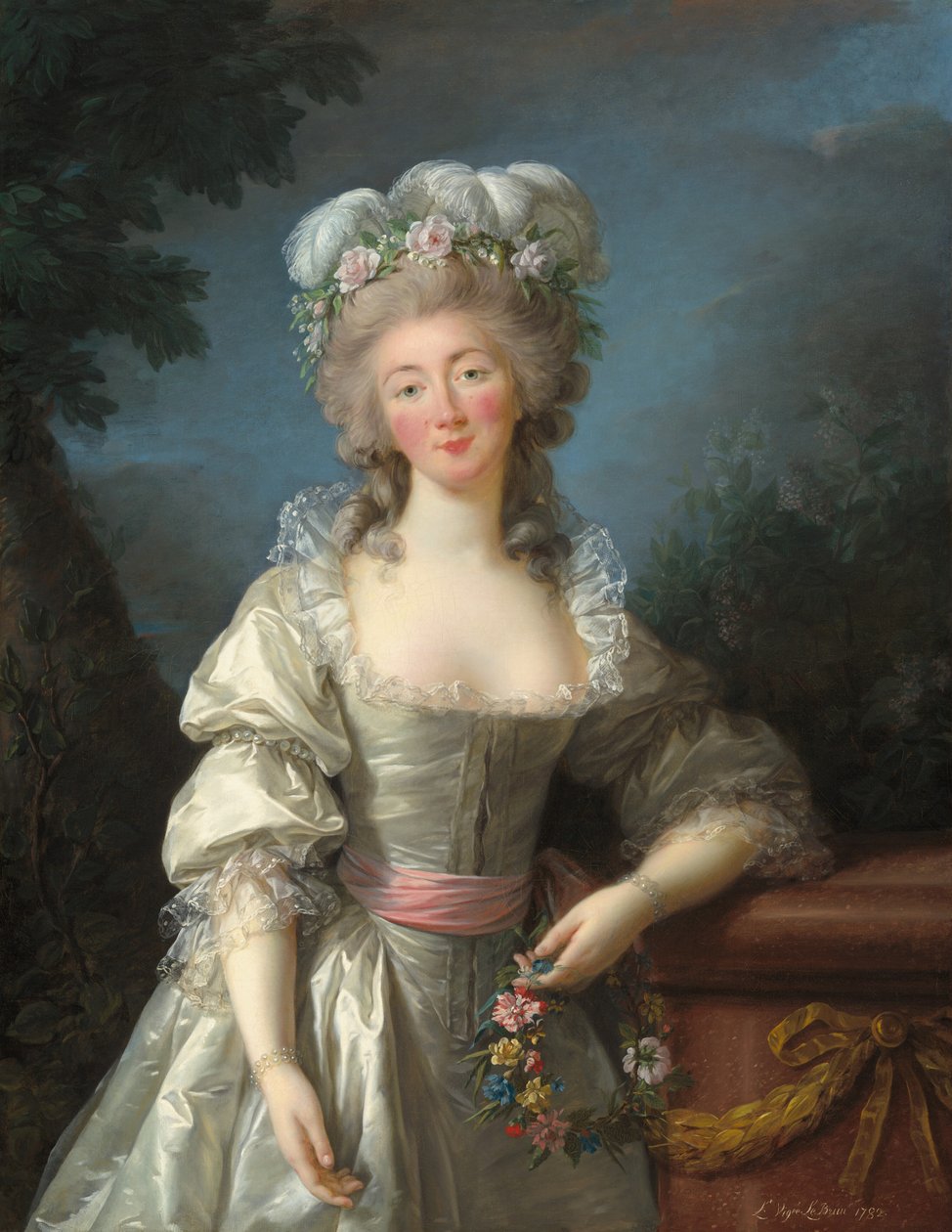 Retrato de Madame du Barry de Elisabeth Louise Vigee Lebrun