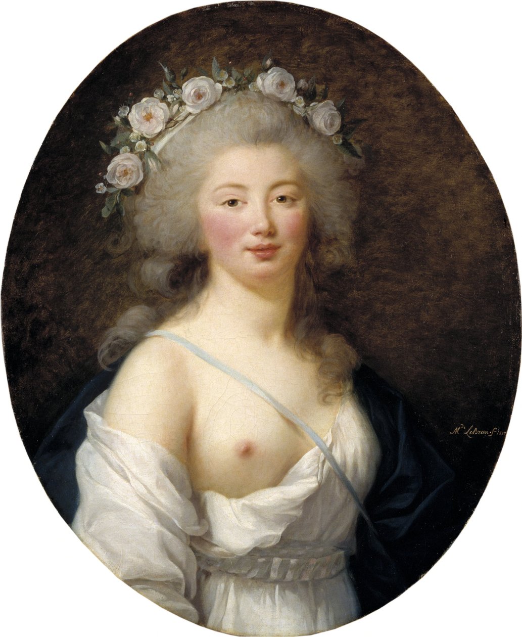 Retrato de uma jovem como Flora de Elisabeth Louise Vigee-Lebrun
