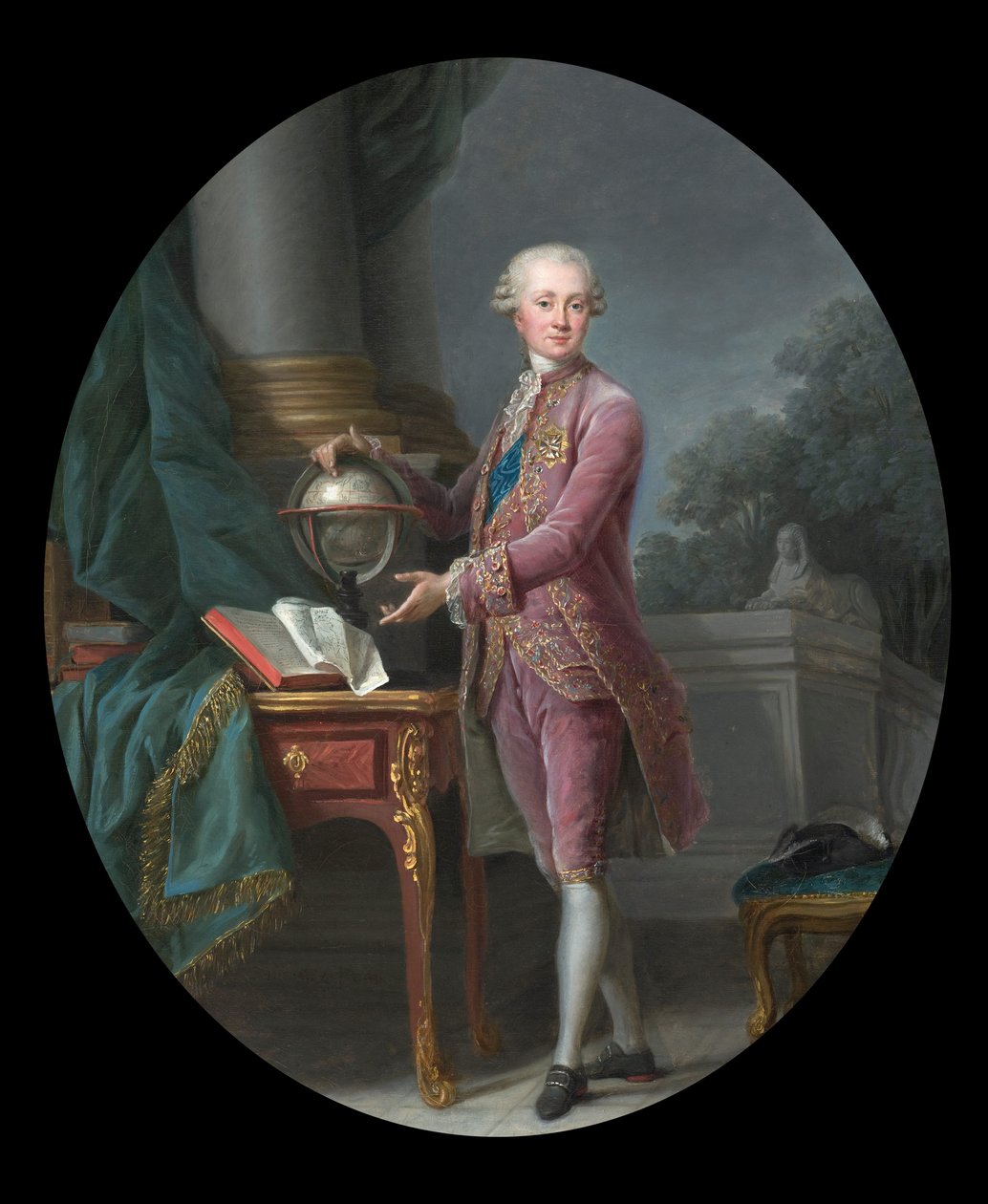 Retrato do príncipe de Nassau de Elisabeth Louise Vigee-Lebrun