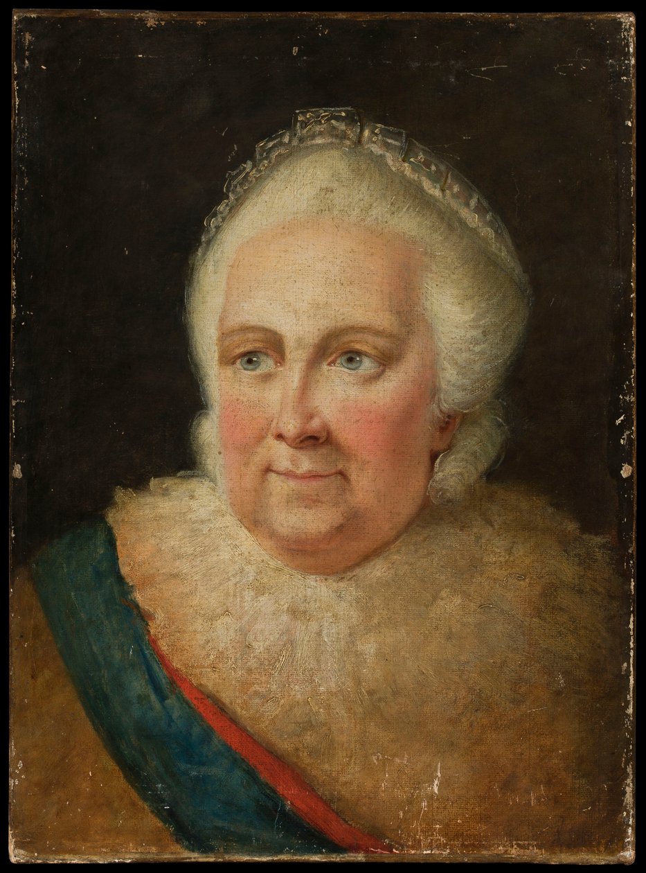 Porträt von Katharina II. de Elisabeth Louise Vigee-Lebrun