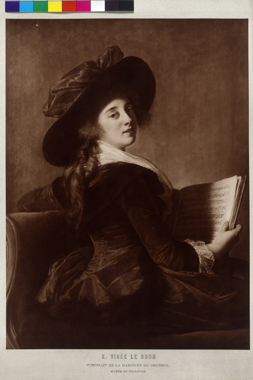 Baronesa de Crussol de Elisabeth Louise Vigee Lebrun