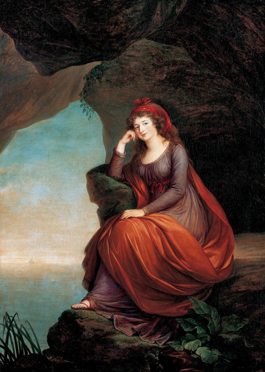 Condessa Maria Josepha Hermengilde Esterházy, nascida princesa von und zu Liechtenstein 1768-1845, 1793 de Elisabeth Louise Vigee Lebrun