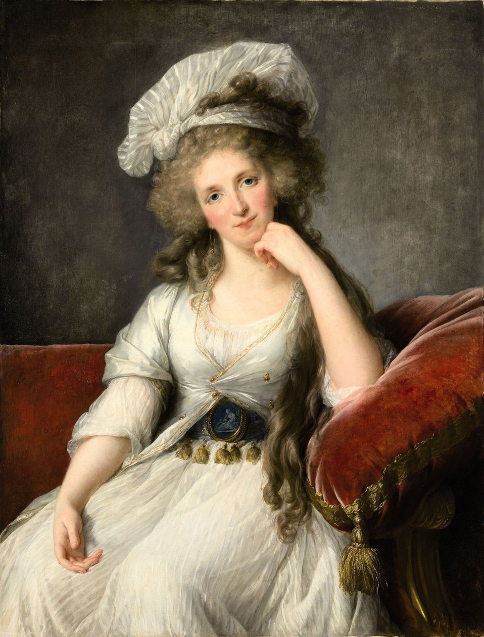 Louise Marie Adélaïde de Bourbon-Penthièvre, Duquesa de Orléans, 1789. de Elisabeth Louise Vigee Lebrun
