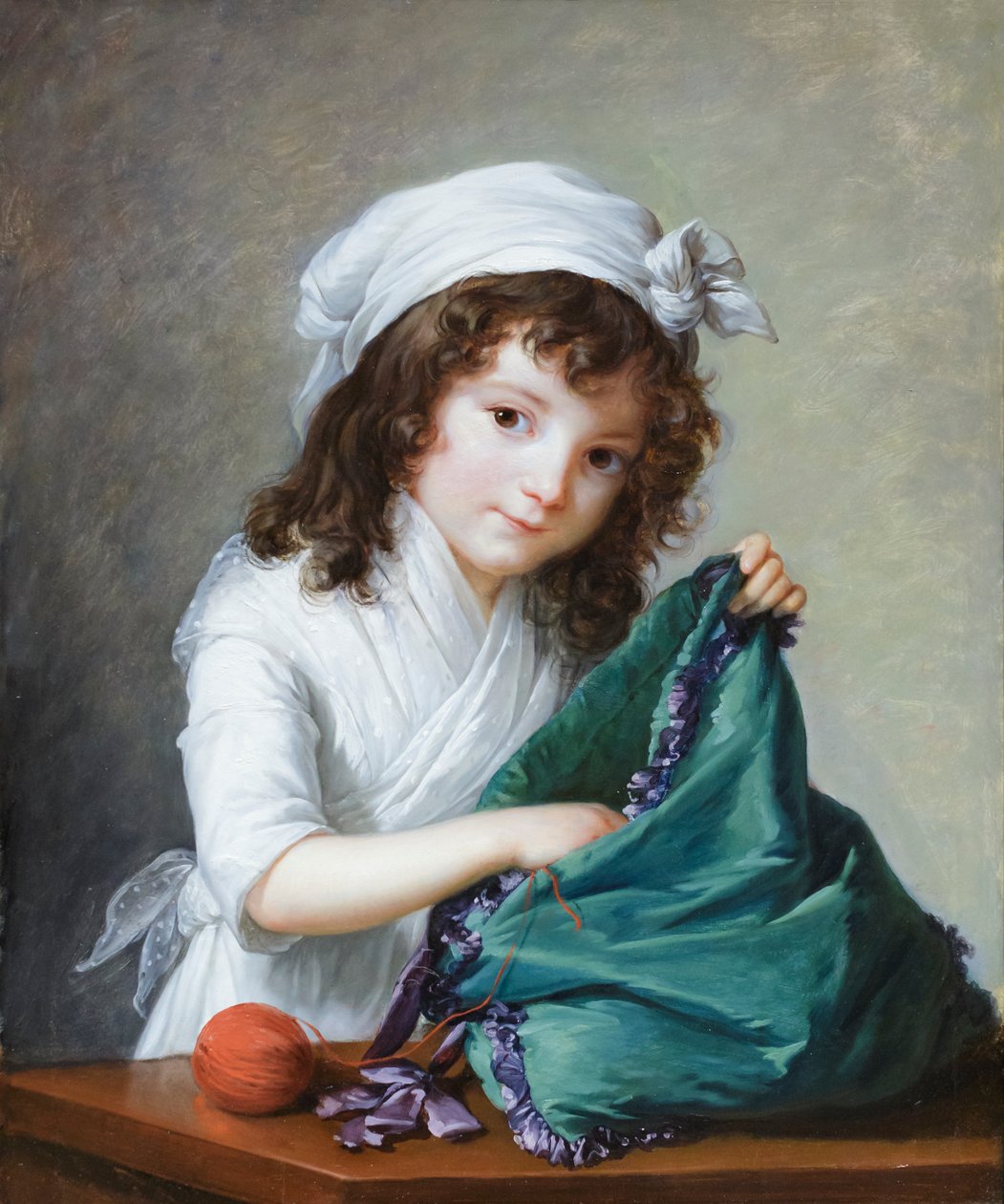 Menina Brongniart de Elisabeth Louise Vigee Lebrun