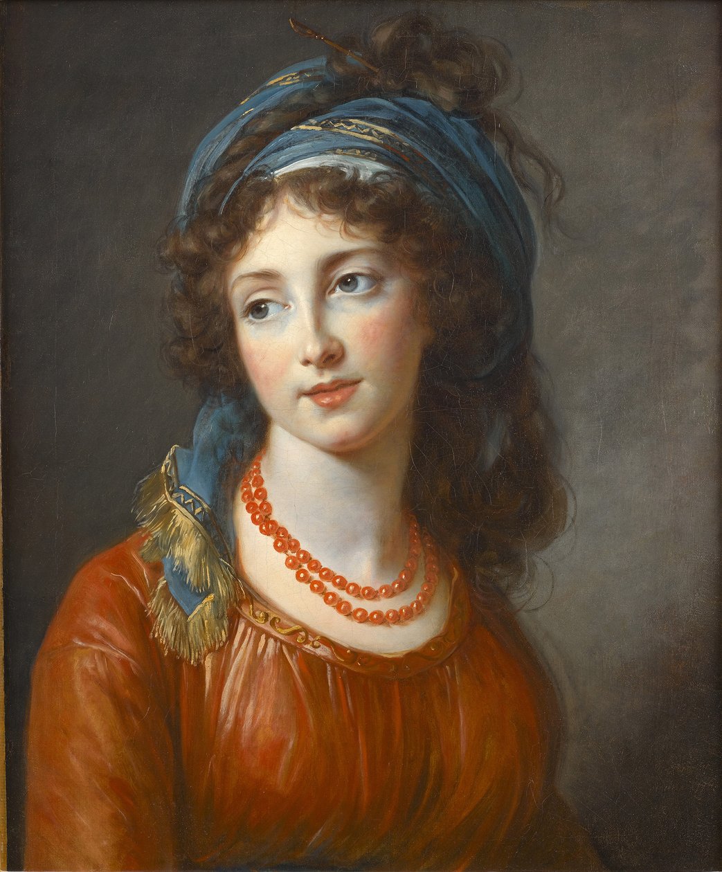 Retrato de Aglae de Gramont, nascido em Polignac 1768-1812, 1794 de Elisabeth Louise Vigee Lebrun