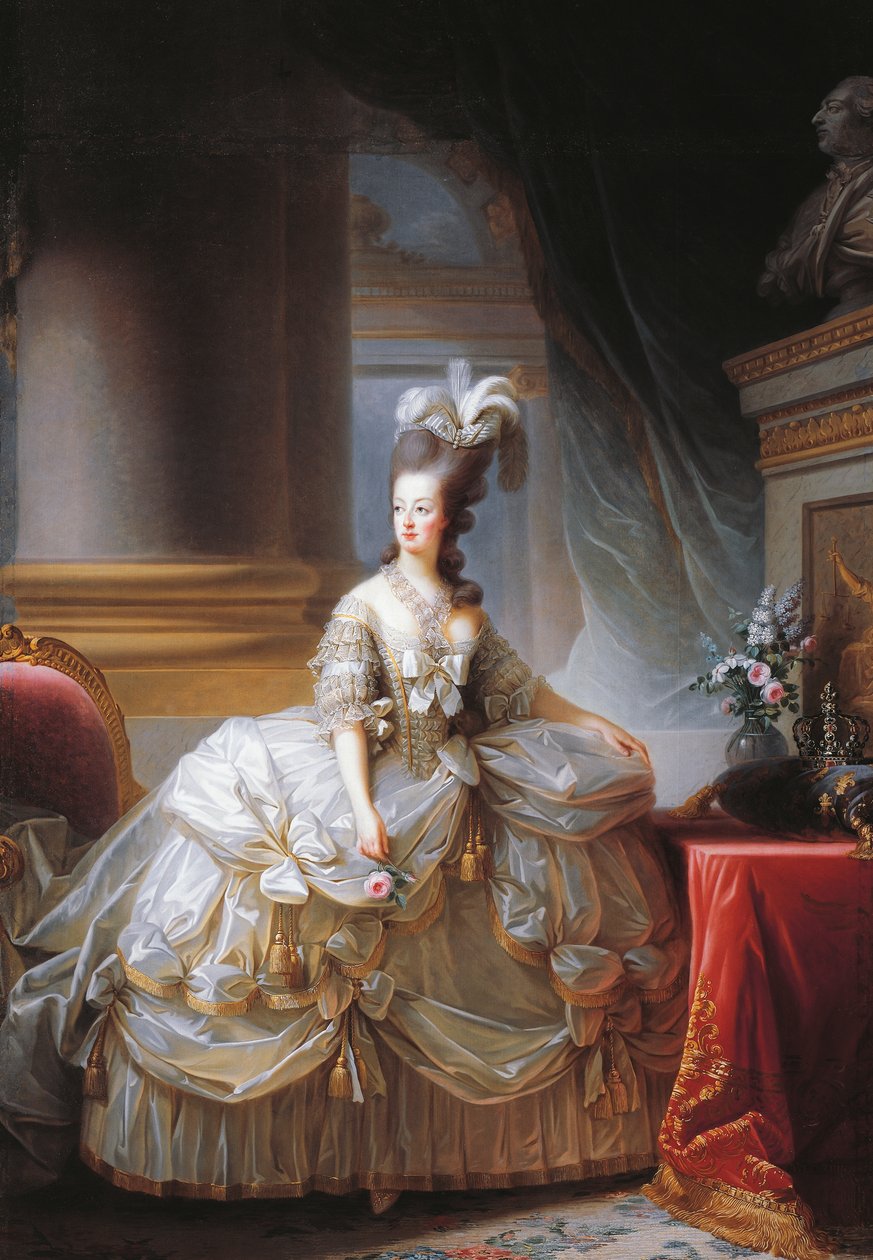 Retrato de Maria Antonieta (Viena de Elisabeth Louise Vigee Lebrun