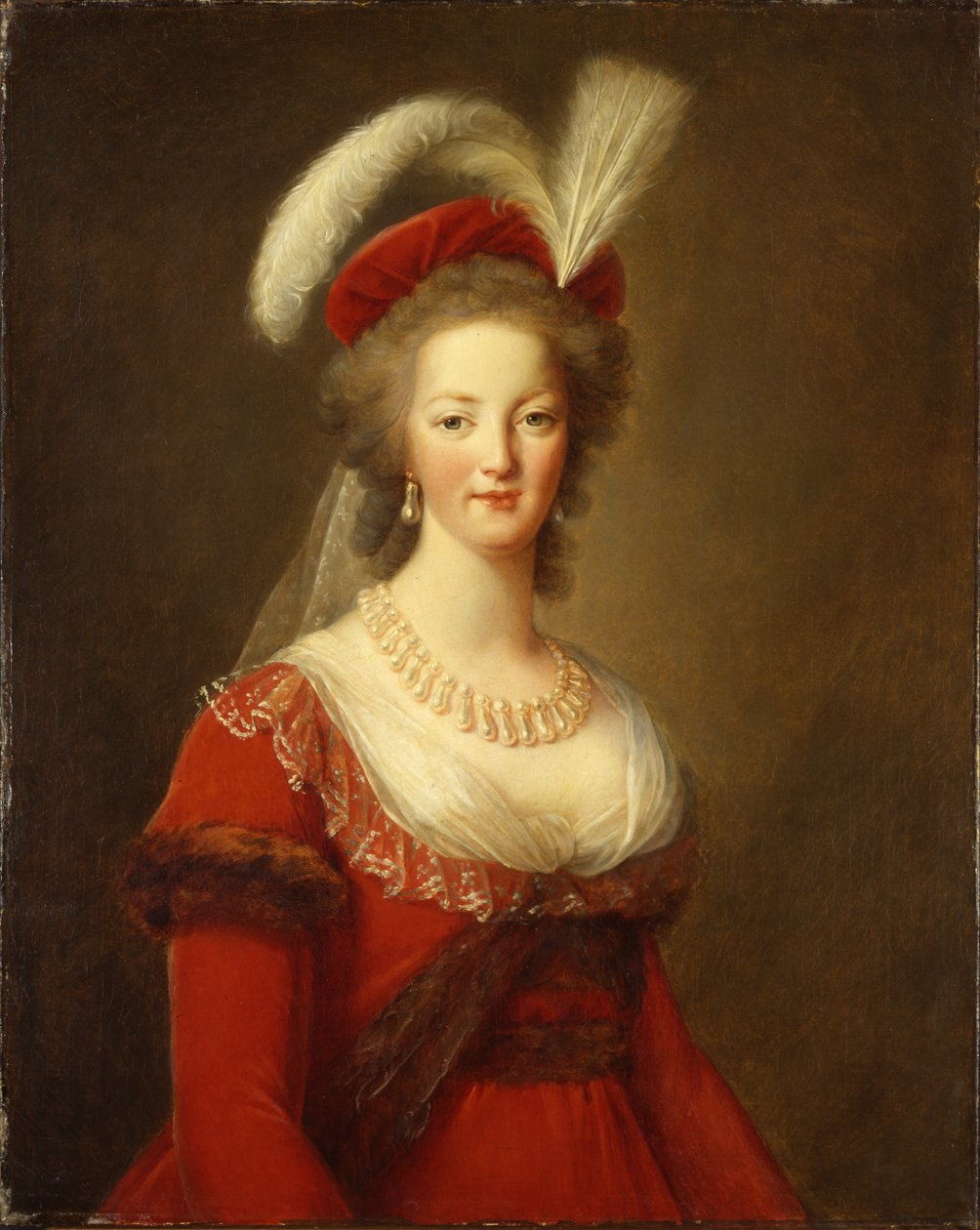 Retrato de Maria Antonieta, rainha da França de Elisabeth Louise Vigee Lebrun