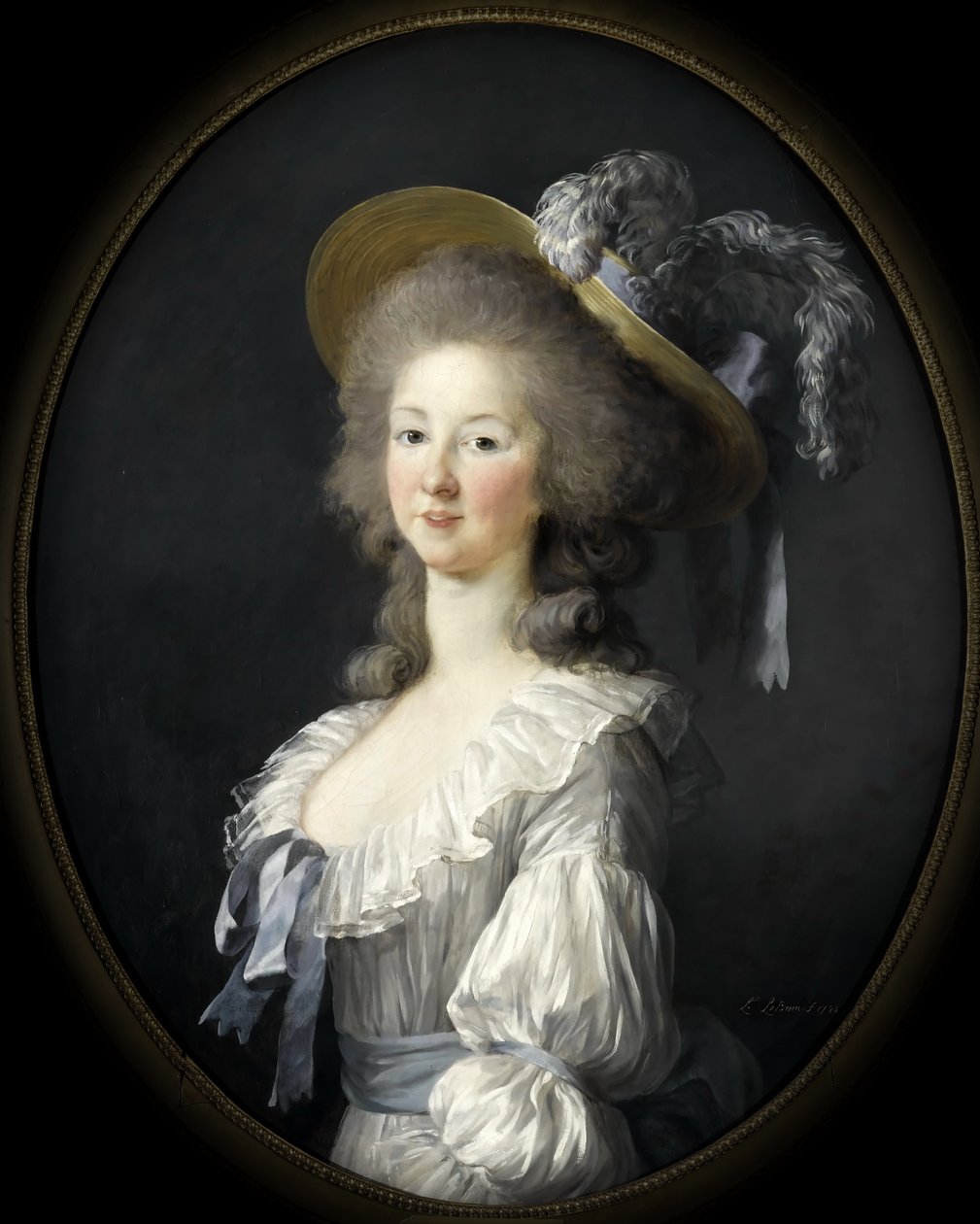 Retrato de Marie Louise de Savoy 1749-1792, princesa de Lamballe de Elisabeth Louise Vigee Lebrun