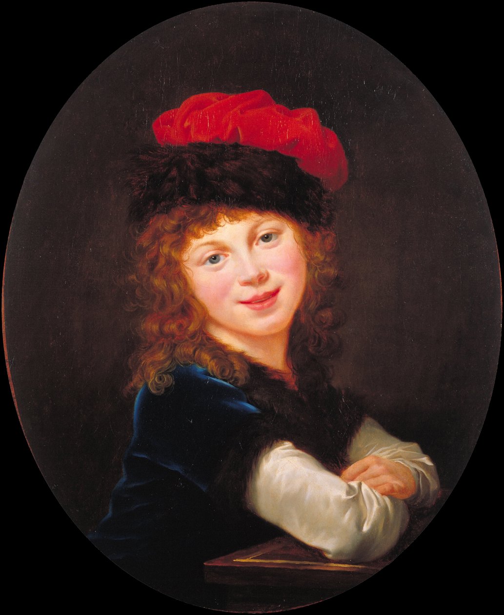 Retrato de uma menina de Elisabeth Louise Vigee Lebrun