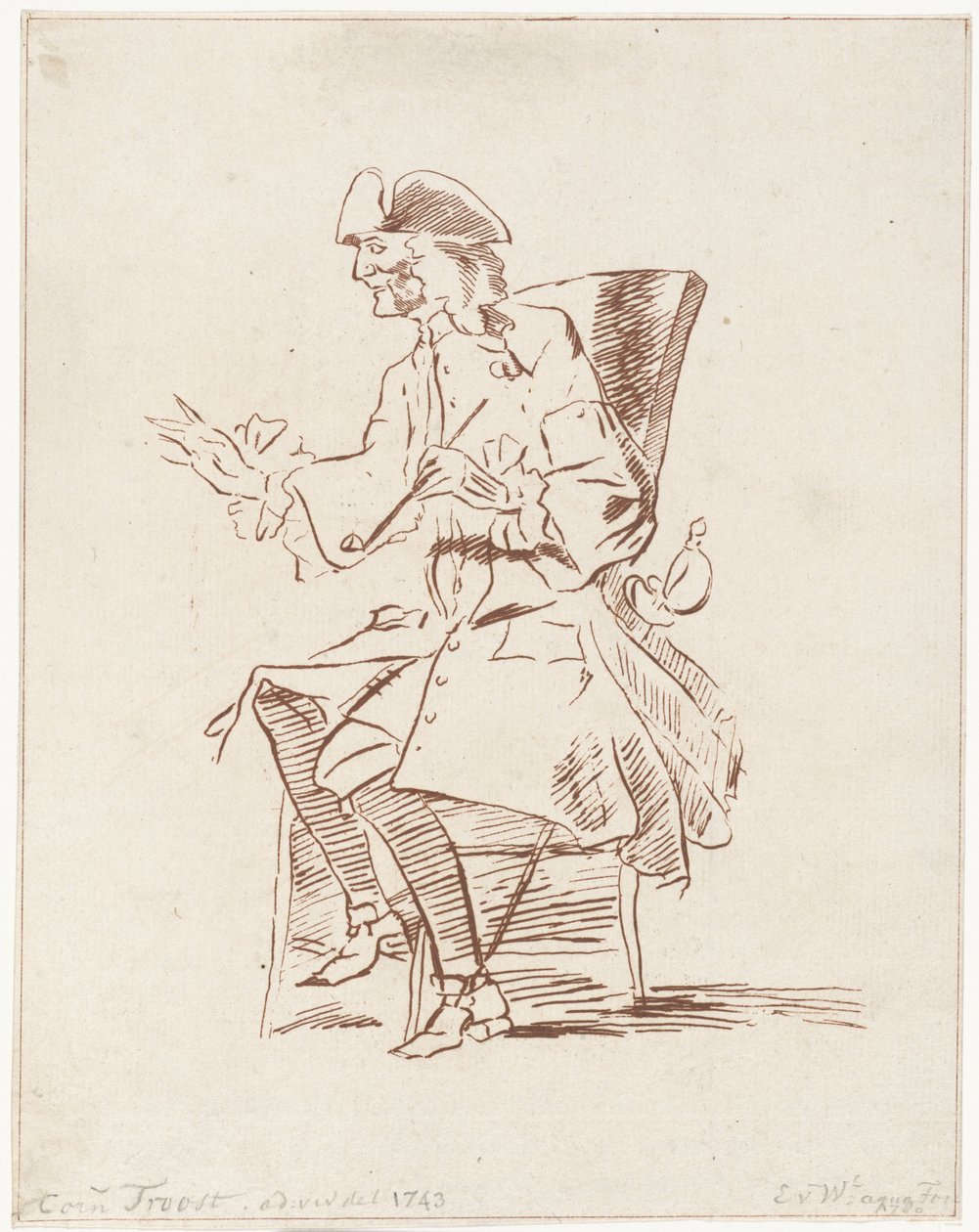Retrato de Jacob Carpi de Elisabeth van Woensel