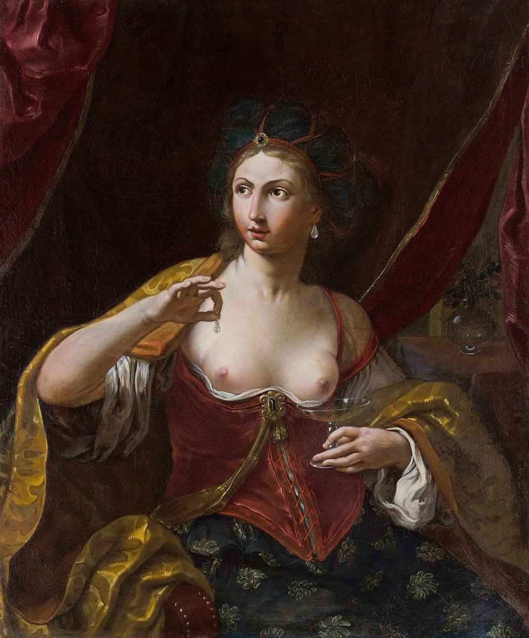 Cleópatra de Elisabetta Sirani
