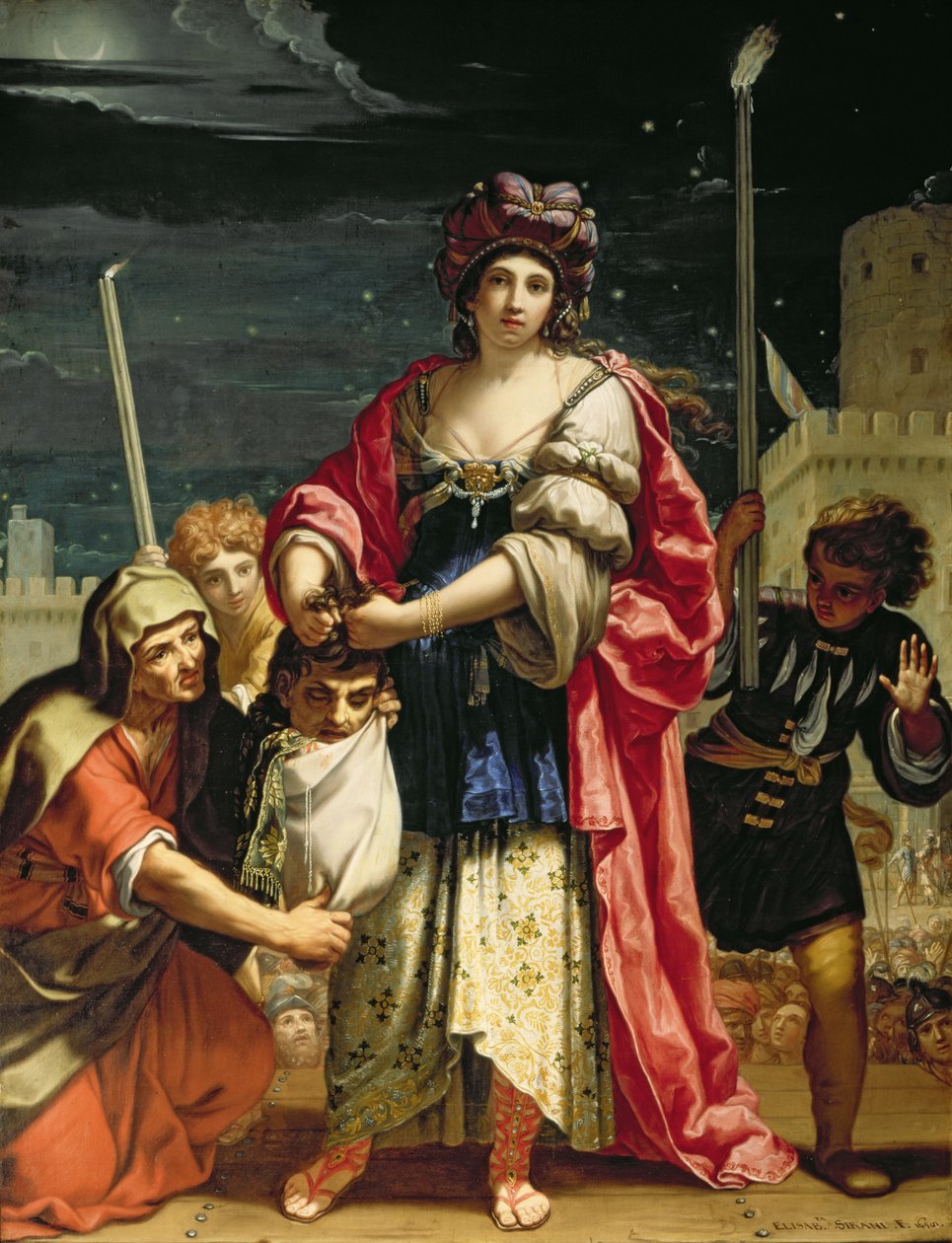 Judith com a cabeça de Holofernes de Elisabetta Sirani