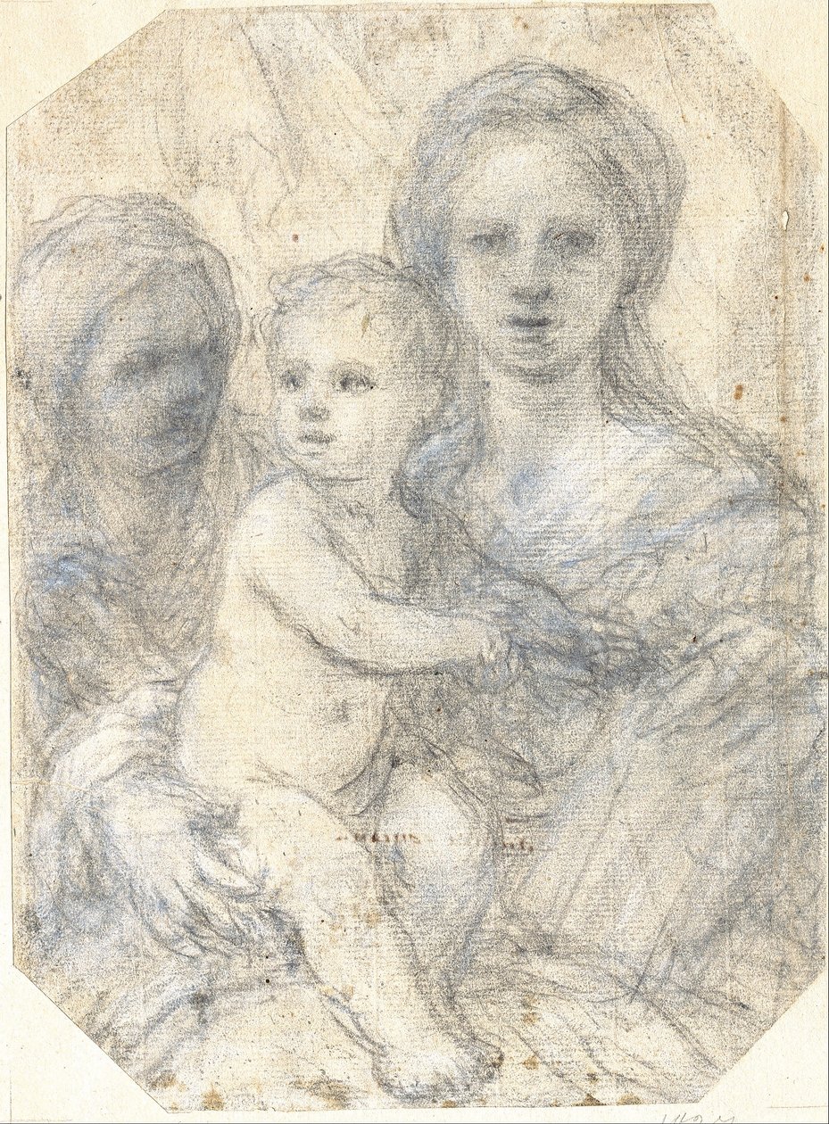 Nossa Senhora e o Menino de Elisabetta Sirani