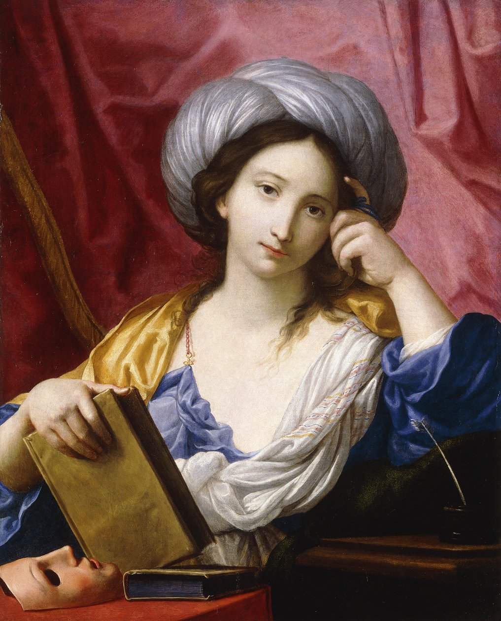 Melpomene, a musa da tragédia, de Elisabetta Sirani
