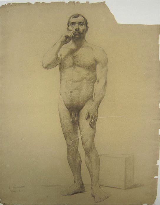 Macho nu de pé de Eliseu Visconti