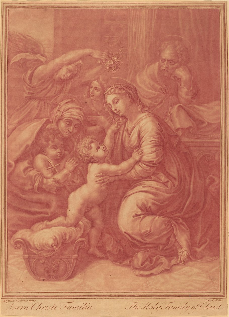 A Sagrada Família de Cristo, início do século XVIII. de Elisha Kirkall