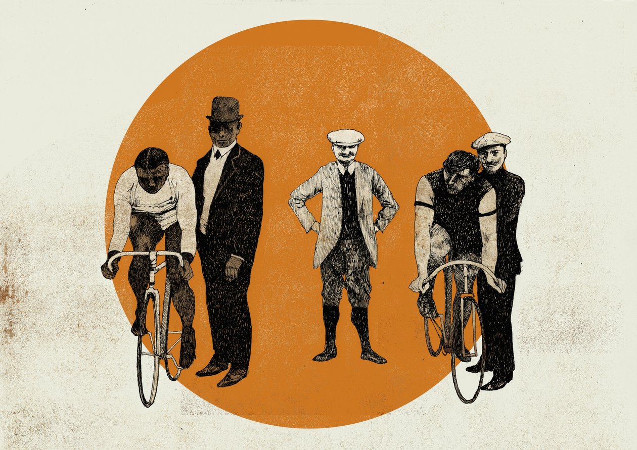 Old Time Trial, 2014 (impressão de tela) de Eliza Southwood