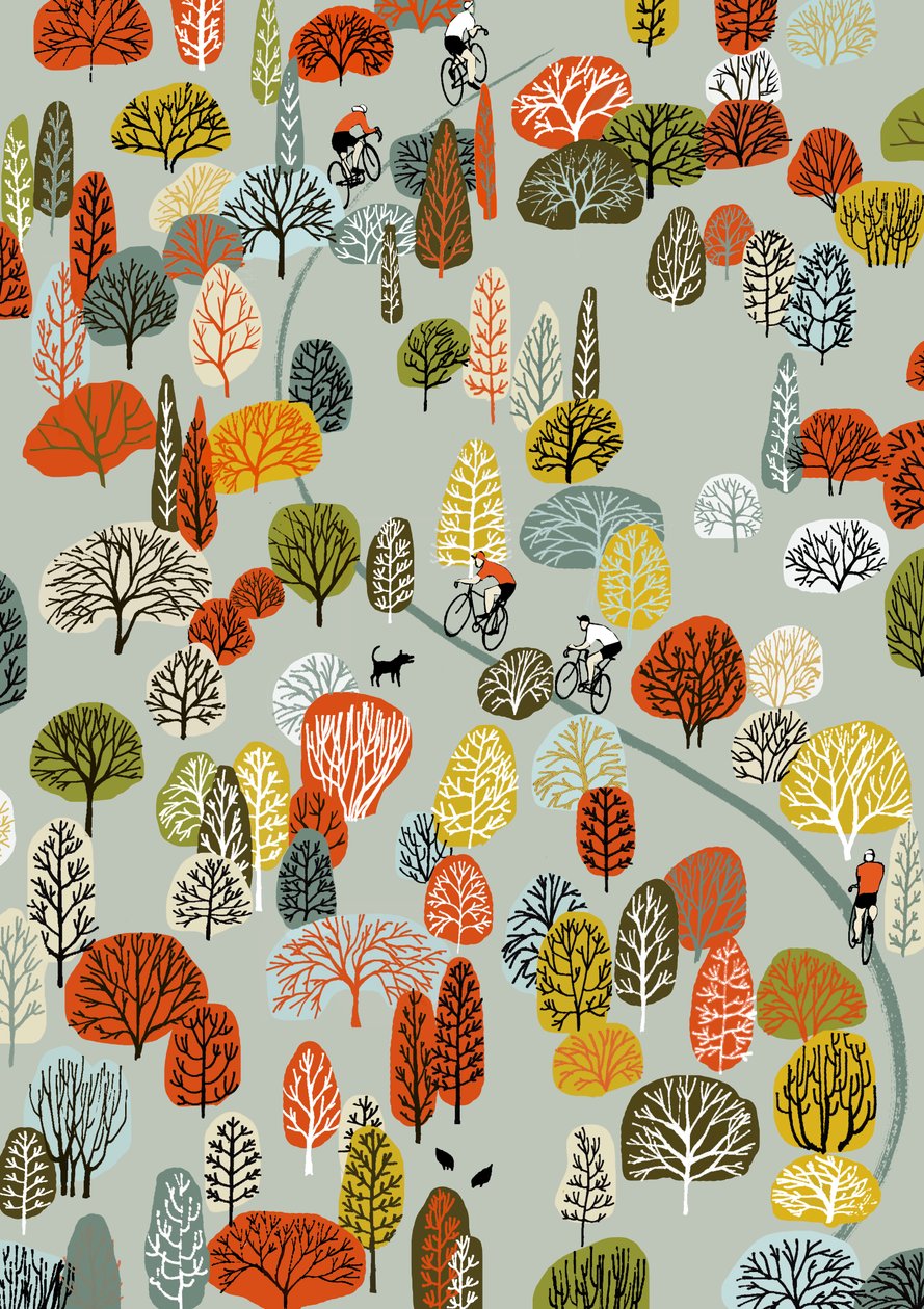 Uphill, 2012 (impressão da tela) de Eliza Southwood