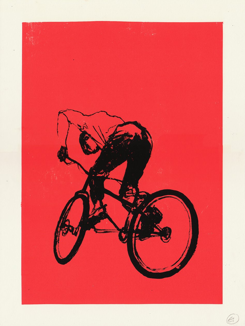 Biker boy, 2012 (serigrafia) de Eliza Southwood