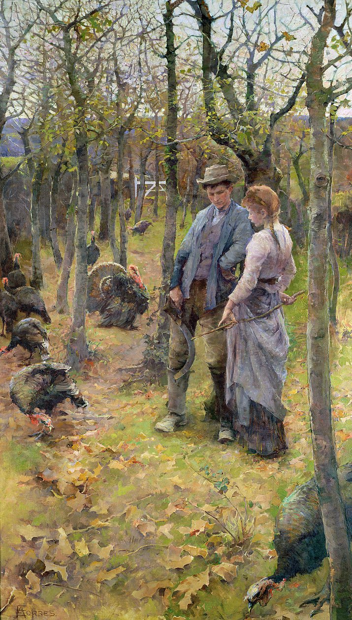The Edge of the Woods, ex.1894 de Elizabeth Adela Stanhope Forbes