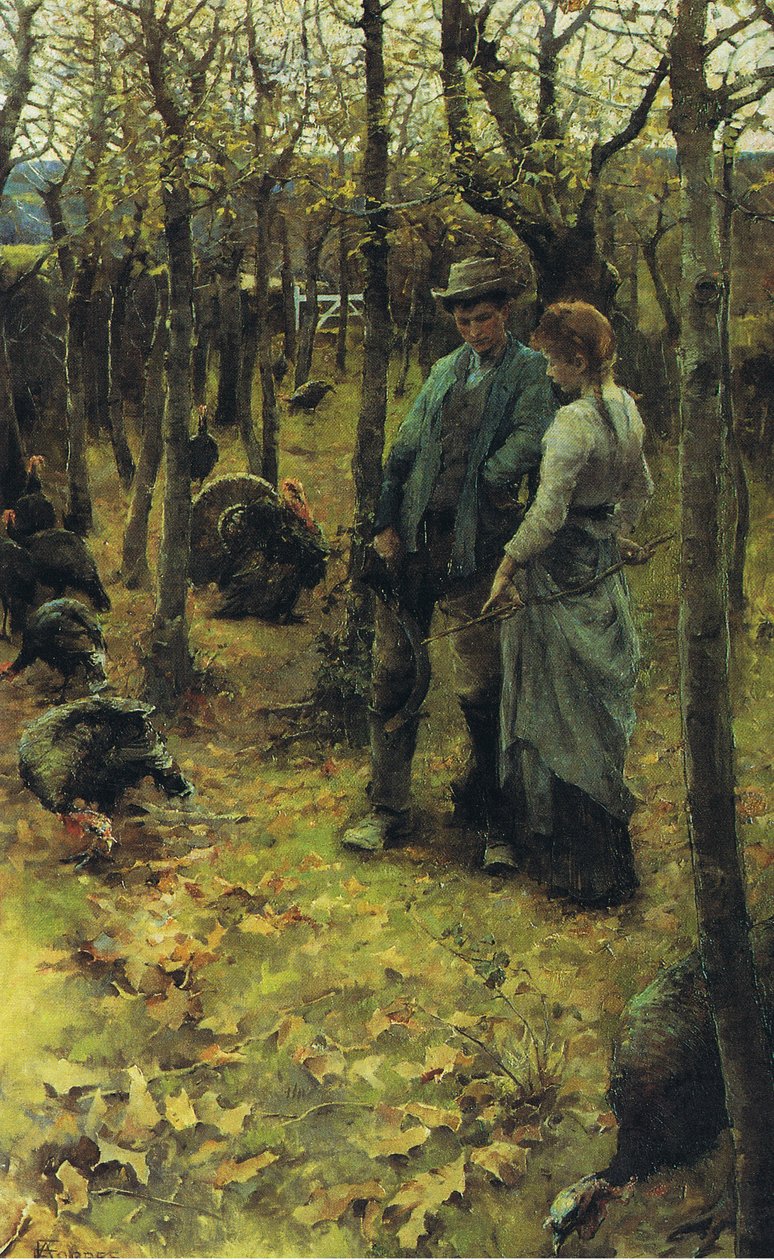 A borda da floresta de Elizabeth Adela Stanhope Forbes