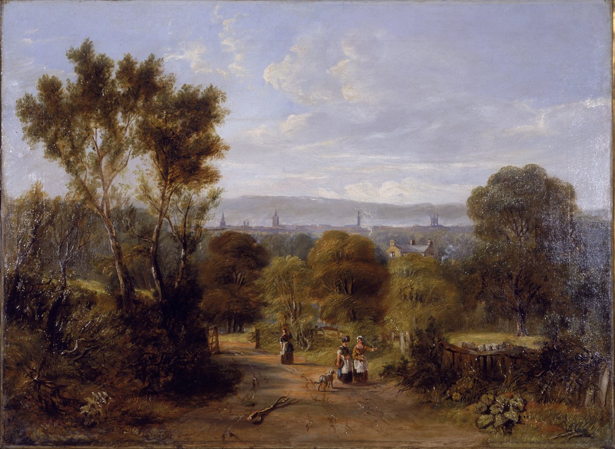 Ver em Jesmond, Newcastle upon Tyne, c.1845 de Elizabeth Burdon Sanderson