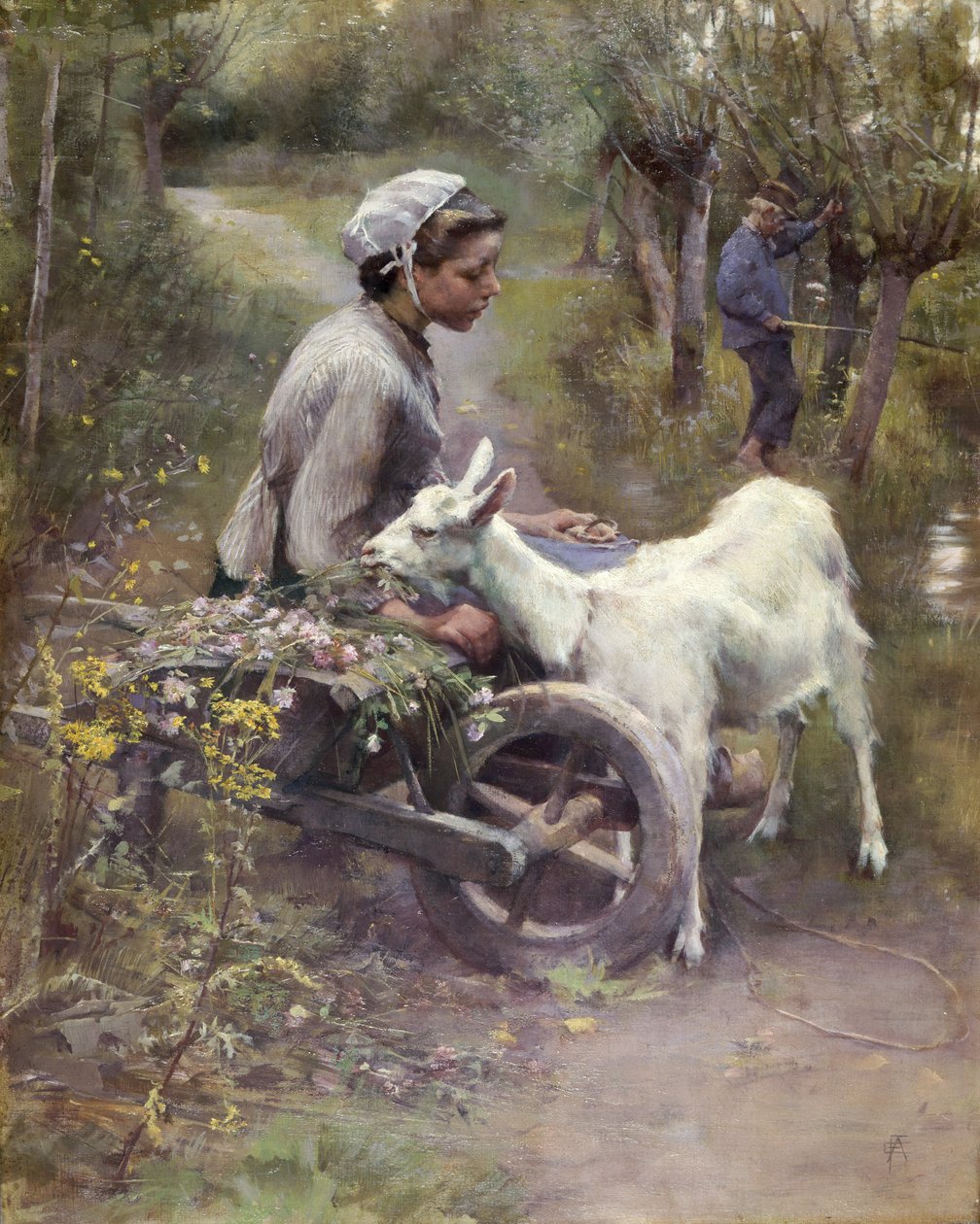 Jean, Jeanne e Jeannette, ex.1892 (óleo sobre tela) de Elizabeth Adela Stanhope Forbes