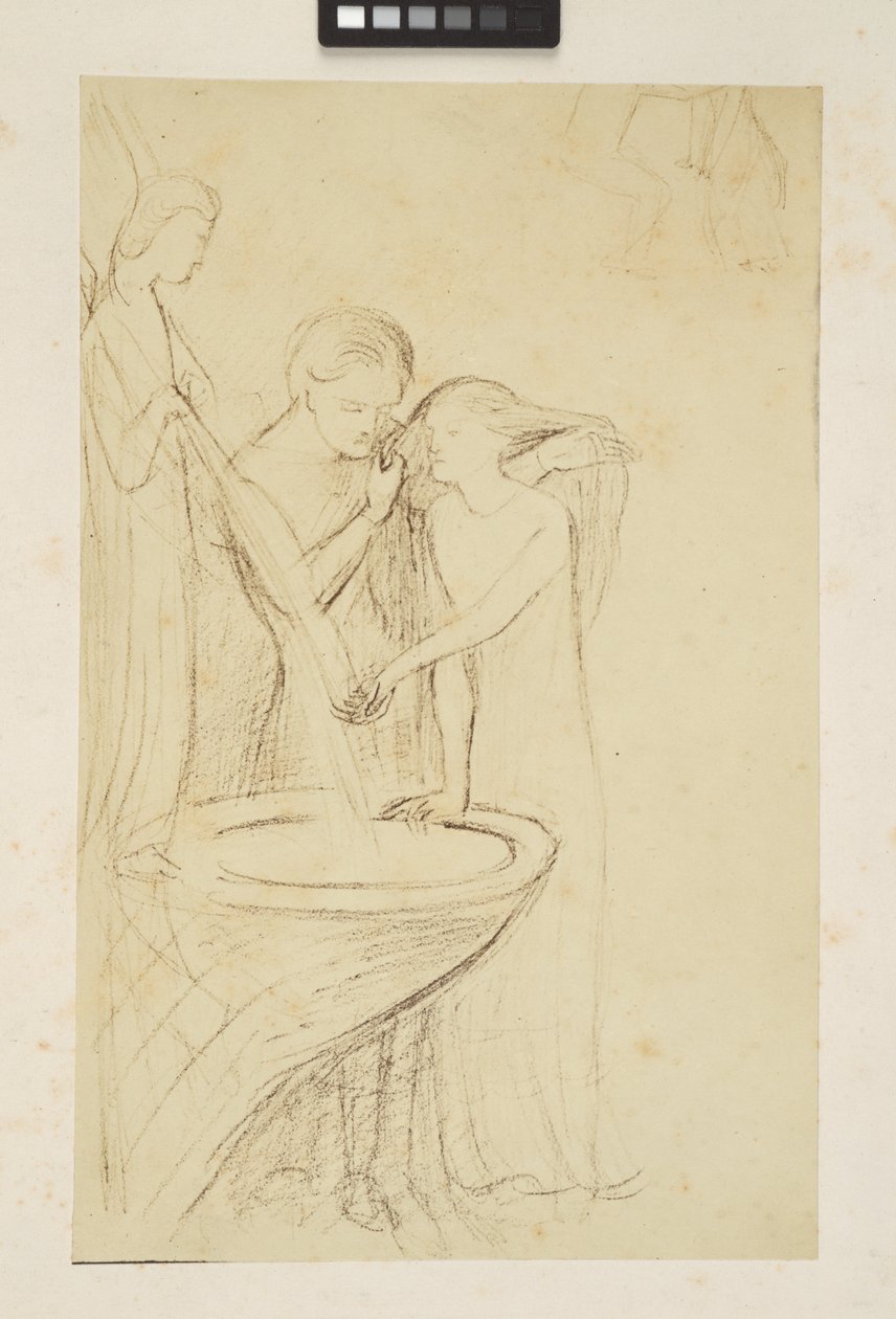 Desenhos e esboços de Elizabeth Eleanor (1834 62) Siddal