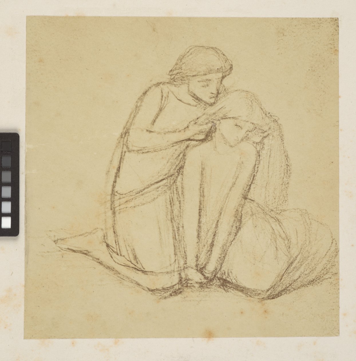Desenhos e esboços de Elizabeth Eleanor (1834-62) Siddal