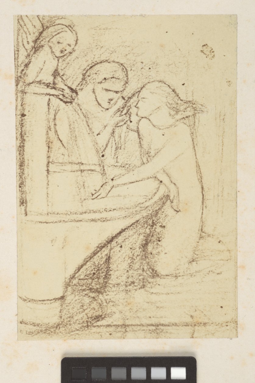 Desenhos e esboços de Elizabeth Eleanor (1834-62) Siddal