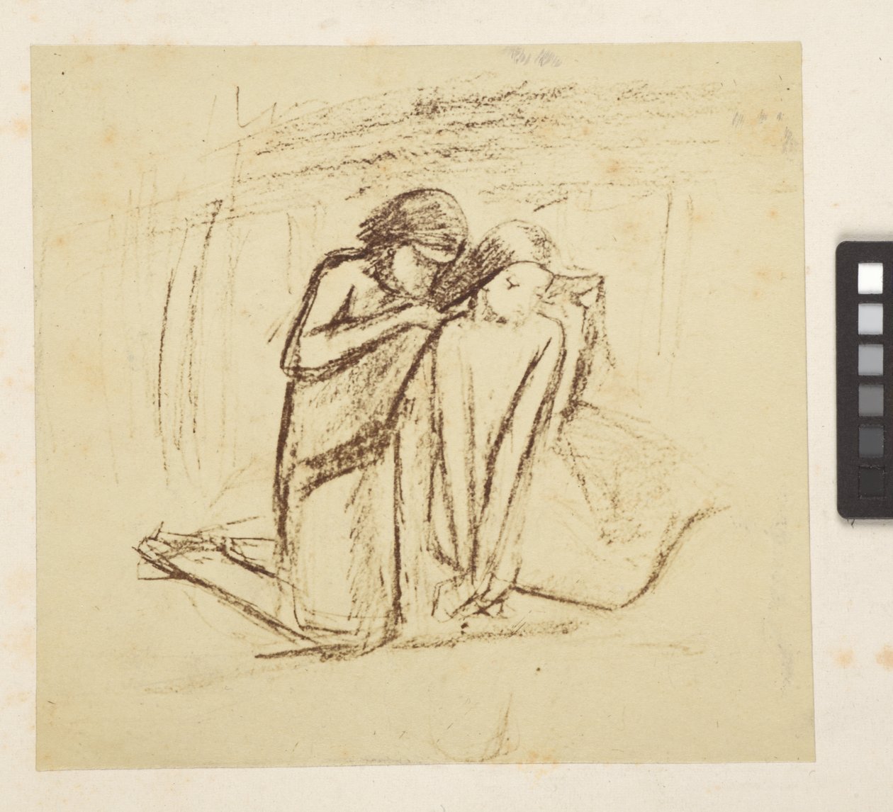 Desenhos e esboços de Elisabeth Eleanor Siddal Rossetti de Elizabeth Eleanor (1834 62) Siddal